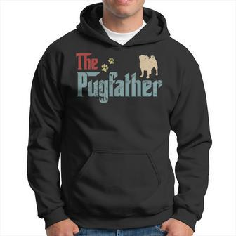Vintage The Pugfather Matching Family Pug Lover Gifts  Hoodie