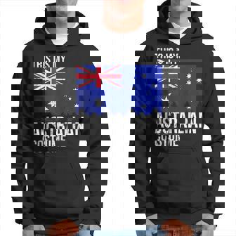 Vintage This Is My Australian Flag Costume For Halloween Halloween Funny Gifts Hoodie | Mazezy