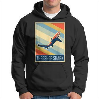 Vintage Thresher Shark Gifts For Shark Lovers Funny Gifts Hoodie | Mazezy