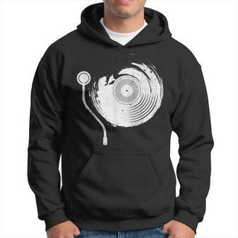 Vintage Vinyl Records Player Record Collector Music Lover Hoodie | Mazezy CA