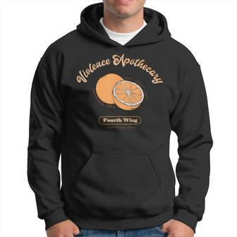Violence Apothecary Fourth Wing Orange Book Lover Bookish Hoodie - Monsterry CA