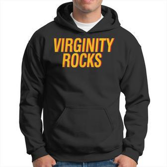Virginity Is The Only Movement That Rocks Funny Hoodie | Mazezy