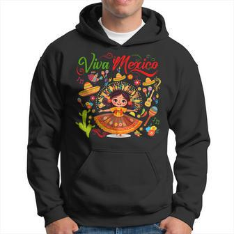 Viva Mexico Mexican Independence Day I Love Mexico Hoodie | Mazezy