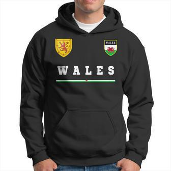 Wales SportSoccer Jersey Flag Football Cardiff Hoodie | Mazezy