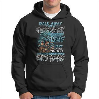 Walk Away Im A Grumpy Old Man I Was Born In January Gift For Mens Hoodie | Mazezy