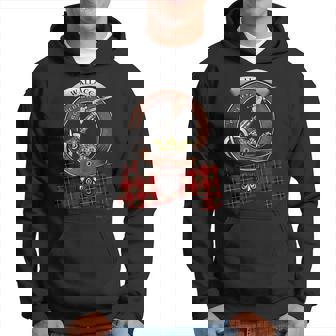 Wallace Scottish Clan Badge & Tartan Hoodie | Mazezy