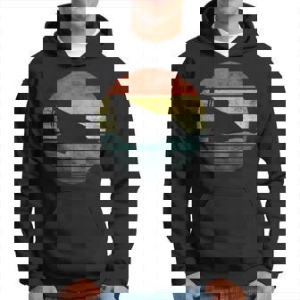 Walrus Lover Retro Vintage Ocean Animal Silhouette Hoodie | Mazezy