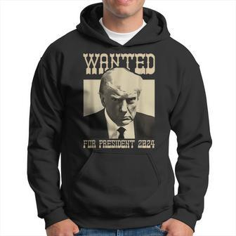 Wanted For President 2024 Donald Trump Hoodie - Thegiftio UK