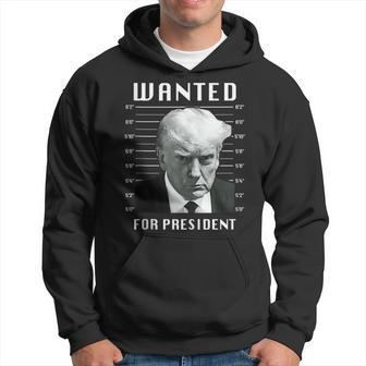 Wanted Trump For President Trump Shot Never Surrender Hoodie - Seseable