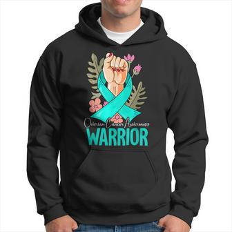 Warrior Ovarian Cancer Awareness Hoodie | Mazezy