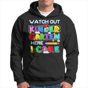 Watch Out Kindergarten Here I Come Back To School Outfits Hoodie | Mazezy