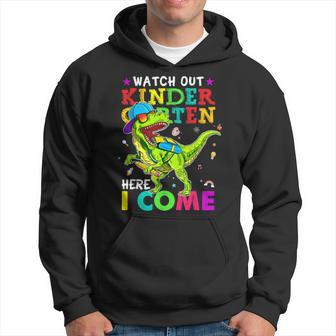 Watch Out Kindergarten Here I Come Dinosaurs Back To School Hoodie | Mazezy