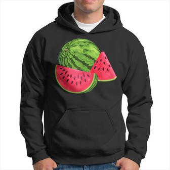 Watermelon Summer Watermelons Fruit Food Lover Graphic Hoodie - Monsterry CA