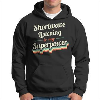 Shortwave Listening Is My Superpower Vintage Hoodie | Mazezy