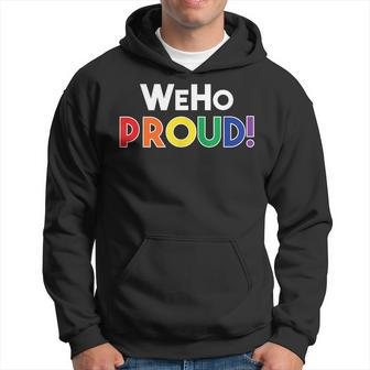 Weho Proud Lgbt Gay Pride West Hollywood California Hoodie | Mazezy