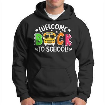 Welcome Back To School Bus Driver First Day Of School Bus Gifts Hoodie | Mazezy