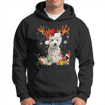 Westie Reindeer Family Matching Christmas Pajamas Dog Xmas Hoodie - Thegiftio UK