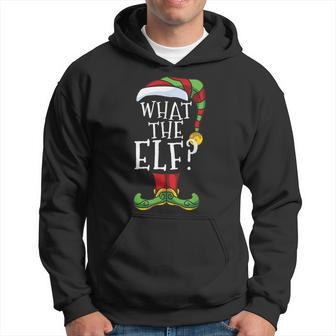 What The Elf Family Matching Christmas Group Funny Elves Gift For Women Hoodie - Thegiftio UK