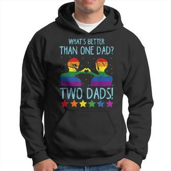 Whats Better Than One Dad Two Dads Hoodie | Mazezy