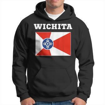 Wichita Usa Travel Kansas Flag Gift American Hoodie | Mazezy CA
