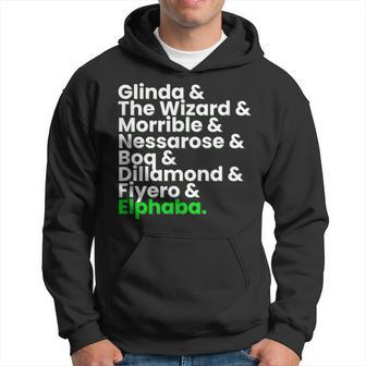 Wicked Characters Musical Theatre Musicals Hoodie | Mazezy UK