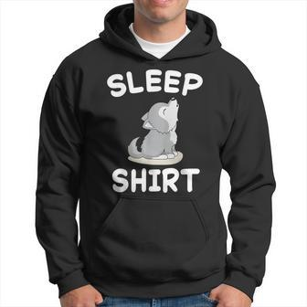 Wolf Nap Sleeping Pajama Nightgown Hoodie - Thegiftio UK