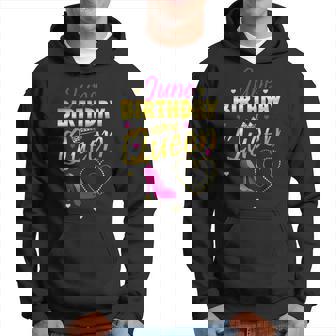 Woman Born In June Birthday Gift Pink Shoe Funny Hoodie | Mazezy