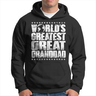 Worlds Greatest Great Granddad T - Award Gift Hoodie | Mazezy