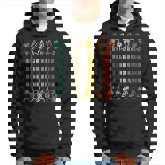 Wrenches Retro Car Mechanic Handyman Vintage Mechanic Funny Gifts Funny Gifts Hoodie | Mazezy