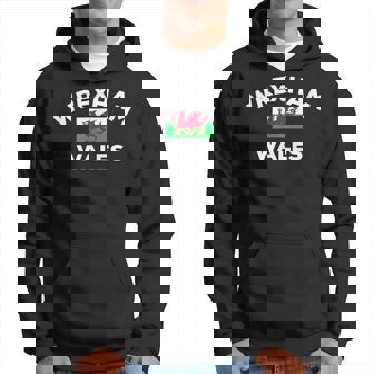 Wrexham Wales Welsh Flag City Tourist Souvenir Country Hoodie | Mazezy