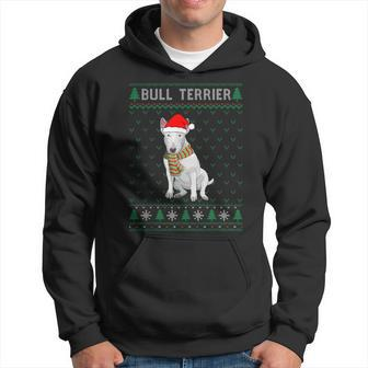 Xmas Bull Terrier Dog Ugly Christmas Sweater Party Hoodie - Monsterry