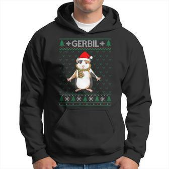 Xmas Gerbil Ugly Christmas Sweater Party Hoodie - Monsterry DE