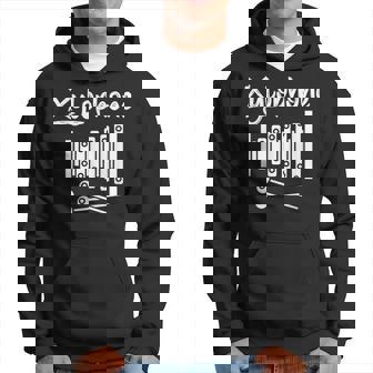 Xylophone Musician Xylophones Player Instrument Hoodie | Mazezy