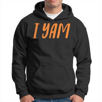 I Yam My Sweet Potato For Matching Couple Thanksgiving Hoodie - Thegiftio UK