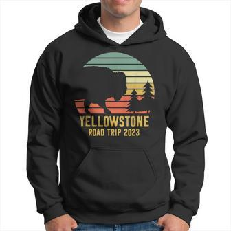 Yellowstone National Park Family Road Trip 2023 Matching Hoodie | Mazezy