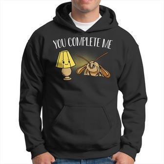 You Complete Me Moth Meme Mole Lamp Gift Meme Funny Gifts Hoodie | Mazezy