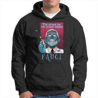 Zombie Fauci Science Anti Mask Arrest Fauci Dr Fauci Lied Hoodie | Mazezy