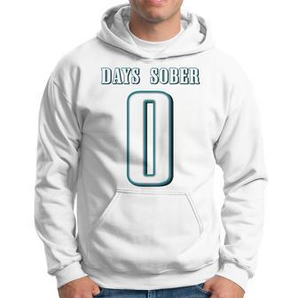 0 Days Sober Jersey Funny Drinking For Alcohol Lover Hoodie - Seseable