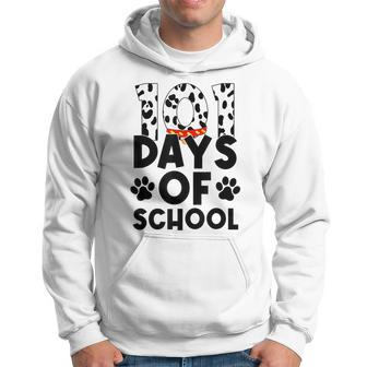 101 Days Of School Today Funny Pet Lover Dalmatian Hoodie | Mazezy