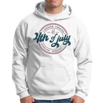 4Th Of July America Freedom Firework Sparklers Memories Freedom Funny Gifts Hoodie | Mazezy