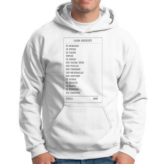55 Burgers 55 Fries I Think You Should Leave Receipt Design Burgers Funny Gifts Hoodie | Mazezy DE