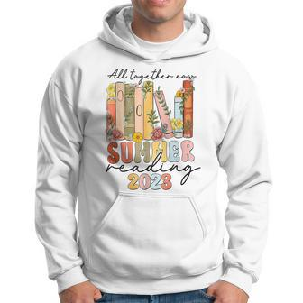 All Together Now Summer Reading 2023 Library Books Apparel Hoodie | Mazezy