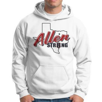 Allen Strong Tx Flag Allen Str8ng Support Gun Violence Hoodie - Seseable