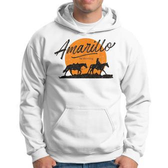 Amarillo By Morning Country Music Western Hoodie | Mazezy