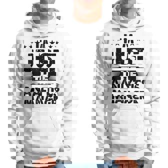 Analytics Manager Profession I'm Just The Analytics Manager Hoodie | Mazezy