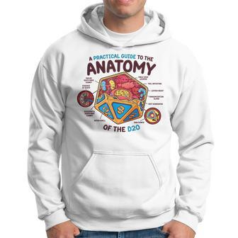 Anatomy Of The D20 Polyhedral 20 Sided Dice Funny Rpg Hoodie | Mazezy