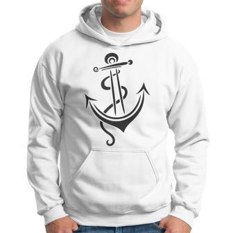 Anchor Tattoo Summer Holiday Beach Party Maritime Gift Idea Hoodie | Mazezy