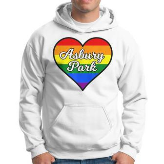 Asbury Park Gay Pride Heart Hoodie | Mazezy