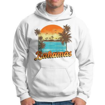 Bahamas Beach Summer Vacation Palm Trees Sunset Bahamas Funny Gifts Hoodie | Mazezy