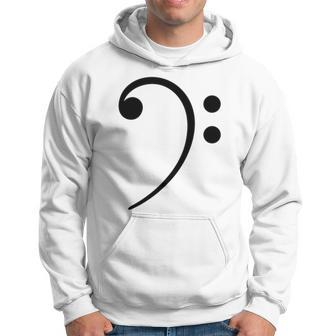 Bass Clef Music Symbol Bassist Bass Player Musical Notes Hoodie | Mazezy CA